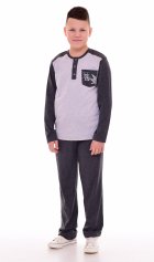 Пижама подростковая 11-041 (серый) от компании Новое Кимоно, г. Иваново