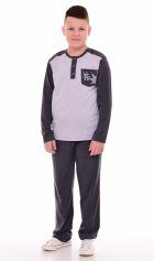 Пижама подростковая 11-041 (серый) от компании Новое Кимоно, г. Иваново