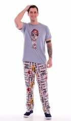 Пижама мужская 9-161 (серый) Лама от компании Новое Кимоно, г. Иваново