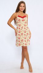 Сорочка женская 2-048 (бежевый) от компании Новое Кимоно, г. Иваново Сорочка женская 2-048 (бежевый) от компании Новое Кимоно, г. Иваново