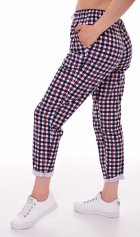 Брюки женские 8-031д (клетка) от компании Новое Кимоно, г. Иваново