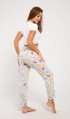 Брюки женские 8-031в (яичница), Eggs & Bacon,шт от компании Новое Кимоно, г. Иваново Брюки женские 8-031в (яичница), Eggs & Bacon,шт от компании Новое Кимоно, г. Иваново