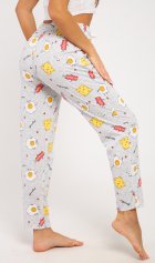 Брюки женские 8-031в (яичница), Eggs & Bacon,шт от компании Новое Кимоно, г. Иваново Брюки женские 8-031в (яичница), Eggs & Bacon,шт от компании Новое Кимоно, г. Иваново