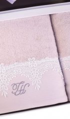Набор полотенец Tivolyo Home Джульет розовый от компании Ассорти Комфорт, г. Иваново